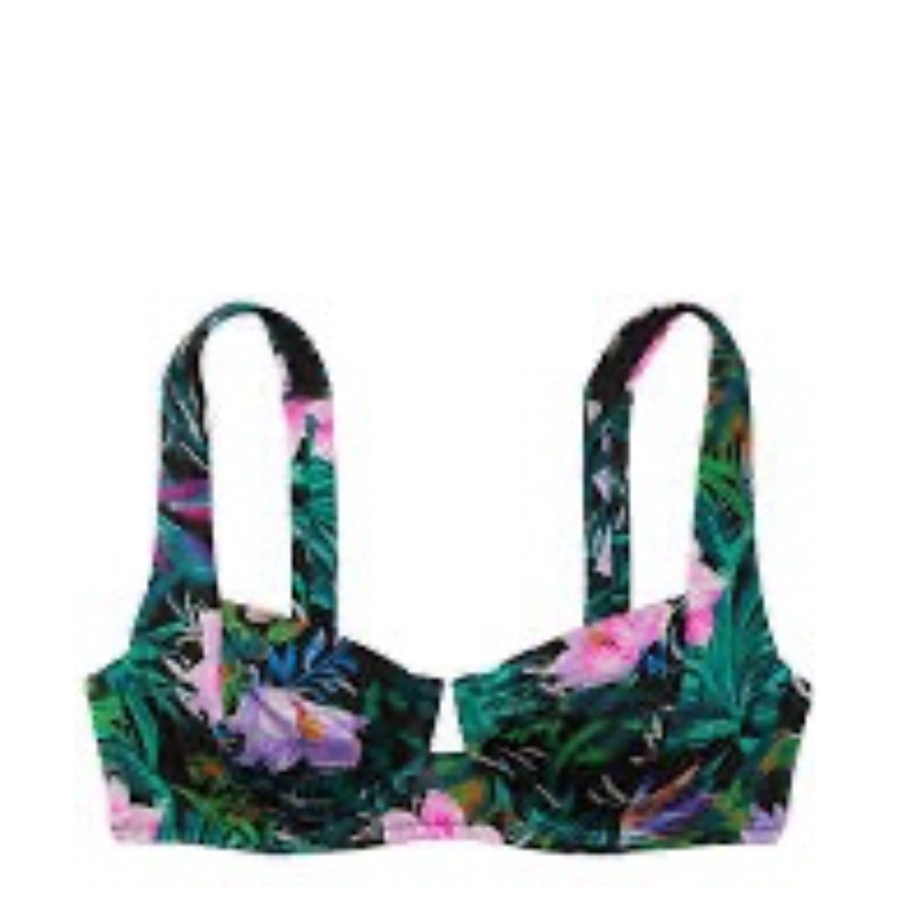 New! Victoria's Secret Black Palm Bikini Set 45592 - Picture 5 of 15